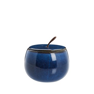 Amera jar H10.5 cm. blue