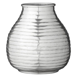 Liana dekorativ vase sølv Ø15 cm.