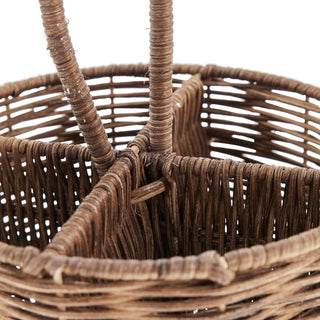 Esther kjøkkenredskapsholder 18x18 cm. brun rotting