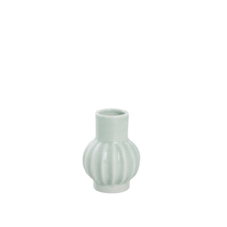 Dehmira minivase keramikk H7,2 cm støvete grønn