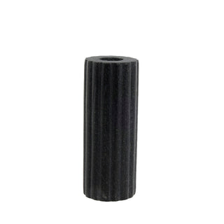 Eliana candlestick 12.5 cm. black marble