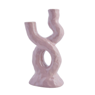 Corille dekorativ vase H25 cm. lilla