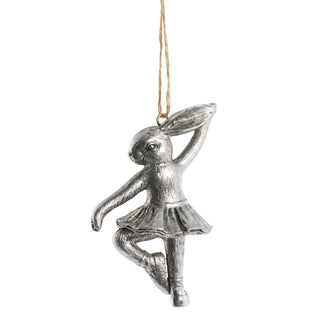 Semina Easter Bunny Ballerina Pendant silver 9.5 cm.