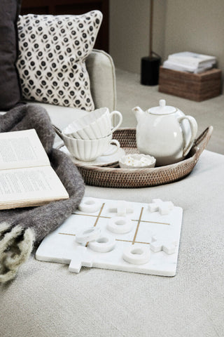 Camille kop/underkop 7 cm råhvid