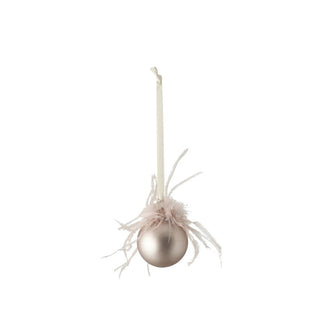 Noria ball juletrepynt H7 cm. pulver