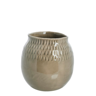 Talia vase keramisk sand 23x22 cm