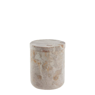 Ellia jar 9x9 cm. true marble