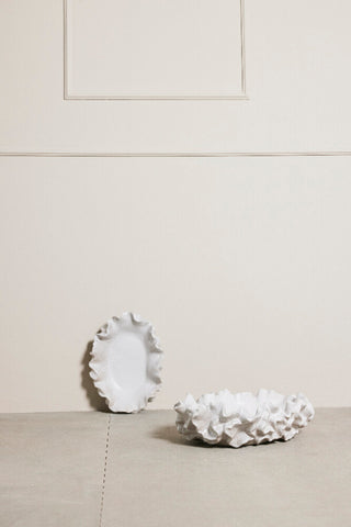 Bratsjbolle sand keramikk H10 cm