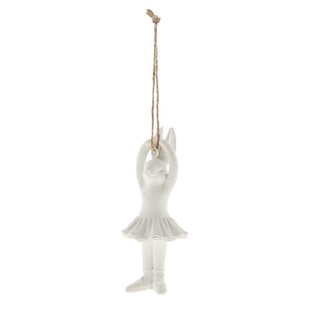 Semina påskeanheng Ballerina H11,5 cm. hvit