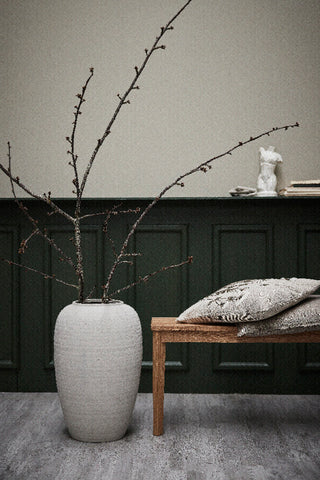 Emilde putetrekk 50x50 cm. sand 100 % bomull