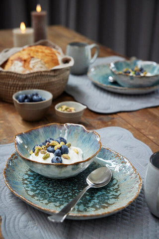 Estrid bordmatte 48,5x33,5 cm. grå 100 % bomull