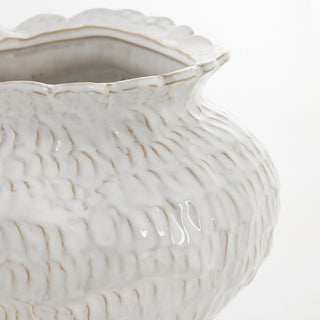 Marlia vase hvit keramikk H24,5 cm