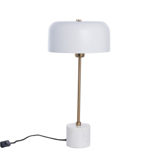 Sofillia bordlampe H53 cm. hvit marmor