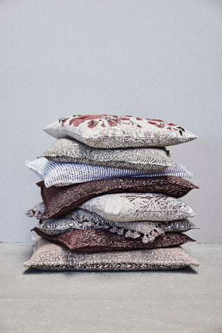 Emiline putetrekk 50x50 cm. sand 100 % bomull