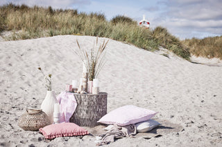 Eliana stage til bloklys 10 cm. sand marmor