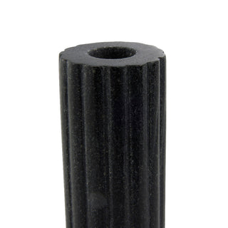 Eliana candlestick 12.5 cm. black marble