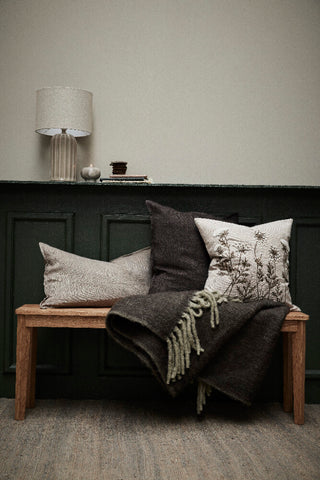 Emilde putetrekk 50x50 cm. sand 100 % bomull