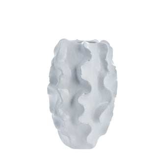 Sannia vase H37.5 cm. white