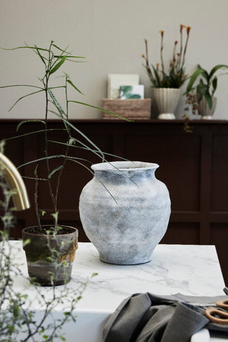 Shenella urtepotteskjuler H18 cm. sand