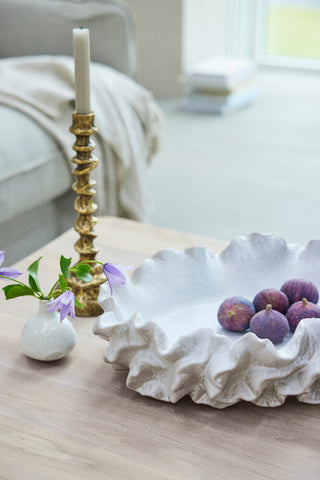 Bratsjbolle sand keramikk H10 cm