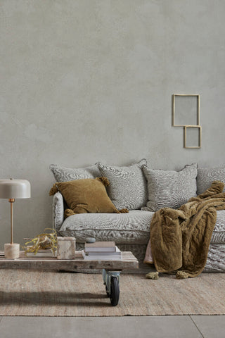 Dara sofa H75xB95xL210 cm. mørk sand