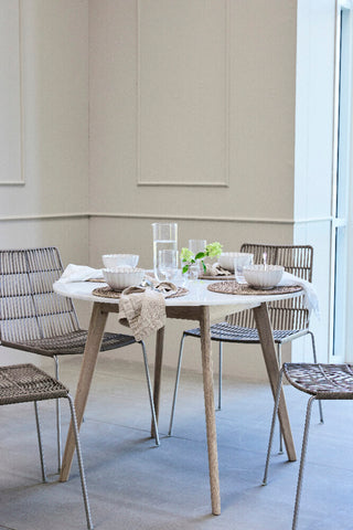 Camille skål 15x15 cm. off white