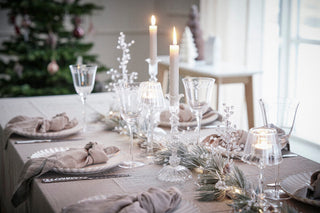 Astalina-stativ H26,5 cm. Gjennomsiktig glass