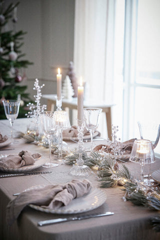 Astalina-stativ H26,5 cm. Gjennomsiktig glass