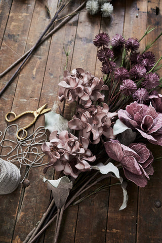 Happia skumblomst 95 cm. sand